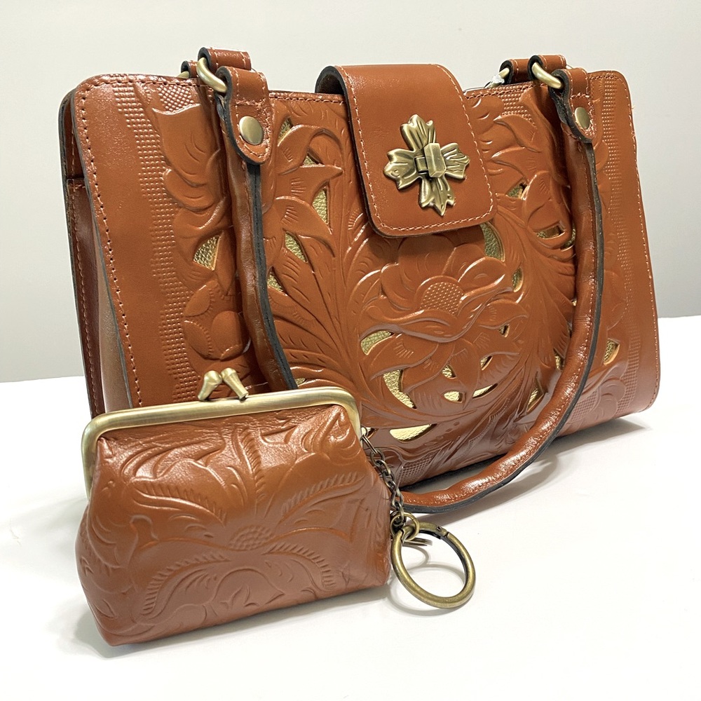 Patricia Nash Satchel & purse coins